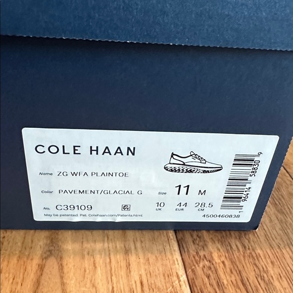 NWB Cole Haan Zerogrand WFA Plain toe oxfords Sz 11